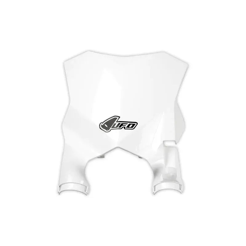 UFO Plast PLASTIC FRONT PLATE, WHT/WHT