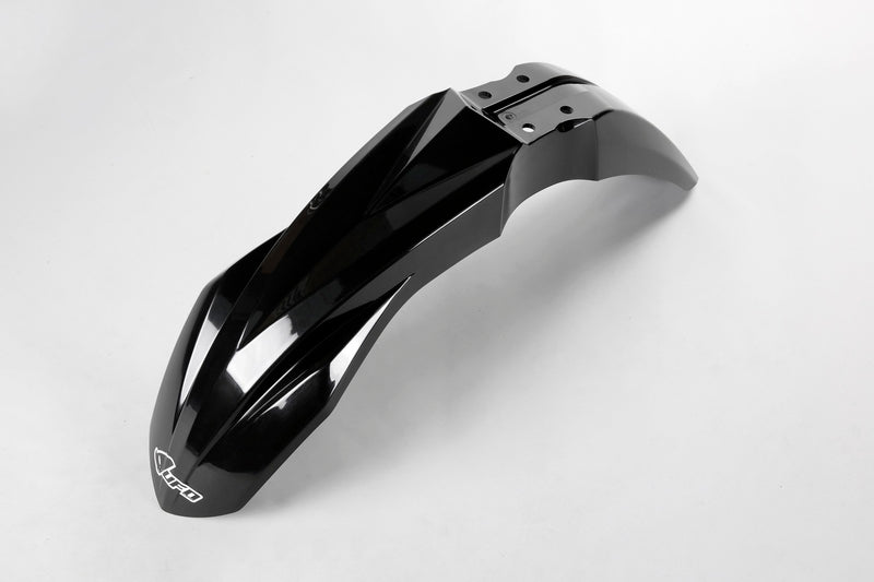 UFO Plast PLASTIC FRONT FENDER, BLK/BLK