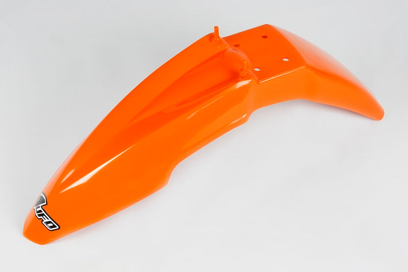 UFO Plast PLASTIC FRONT FENDER, ORANGE/ORANGE