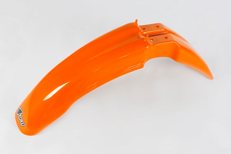 UFO Plast PLASTIC FRONT FENDER, ORANGE/ORANGE