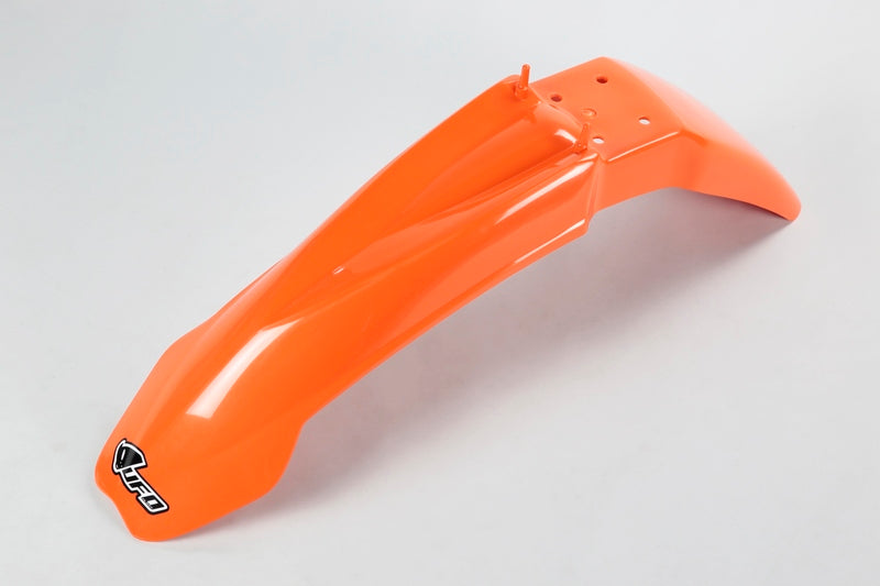 UFO Plast PLASTIC FRONT FENDER, ORANGE/ORANGE