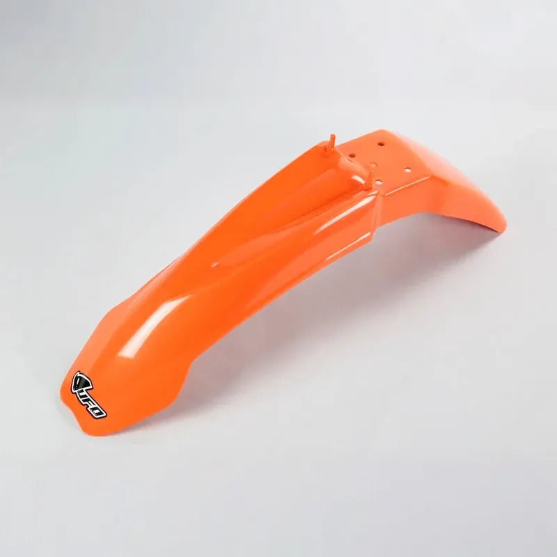 UFO Plast PLASTIC FRONT FENDER, ORANGE/ORANGE