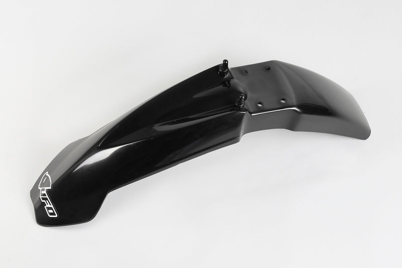 UFO Plast PLASTIC FRONT FENDER, BLK/BLK