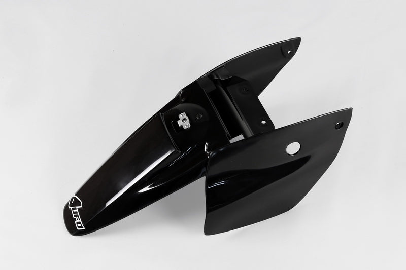 UFO Plast PLASTIC REAR FENDER, BLK/BLK