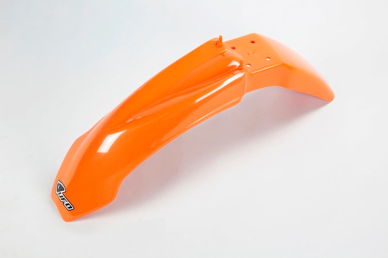UFO Plast PLASTIC FRONT FENDER, ORANGE/ORANGE