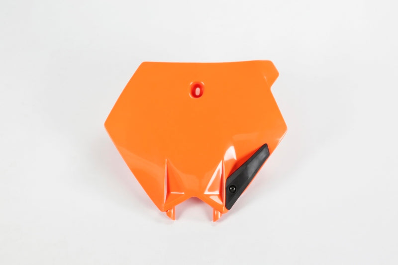 UFO Plast PLASTIC FRONT PLATE, ORG/ORG