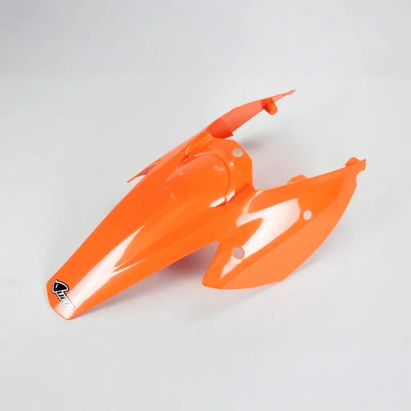 UFO Plast PLASTIC REAR FENDER, ORG/ORG