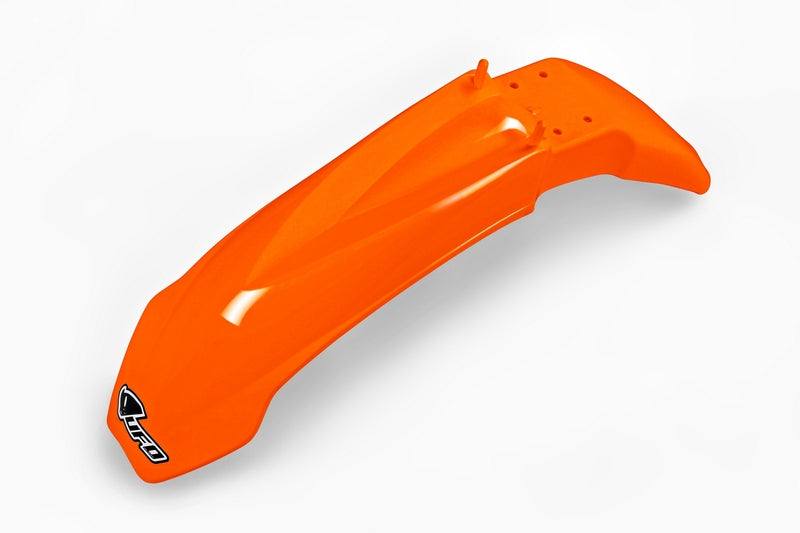UFO Plast PLASTIC FRONT FENDER, ORANGE/ORANGE