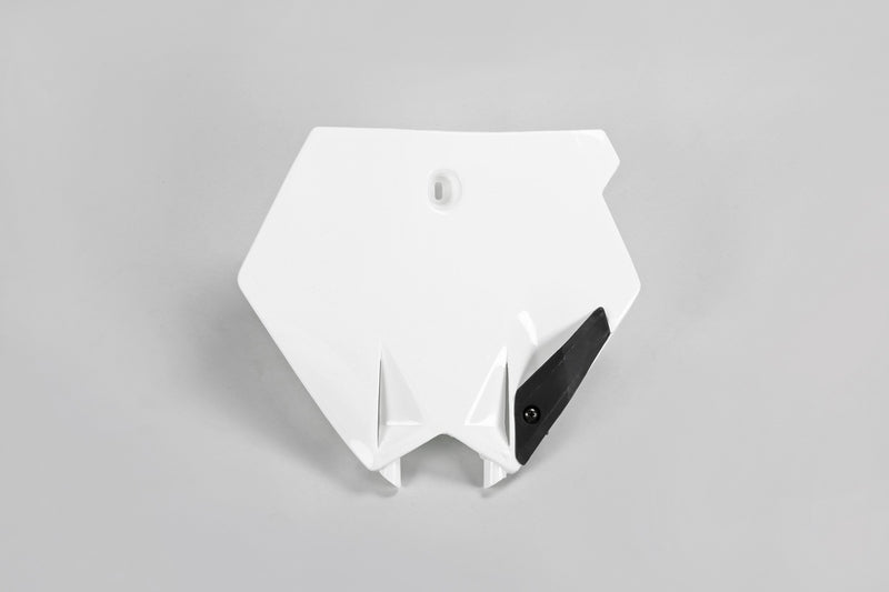 UFO Plast PLASTIC FRONT PLATE, WHT/WHT
