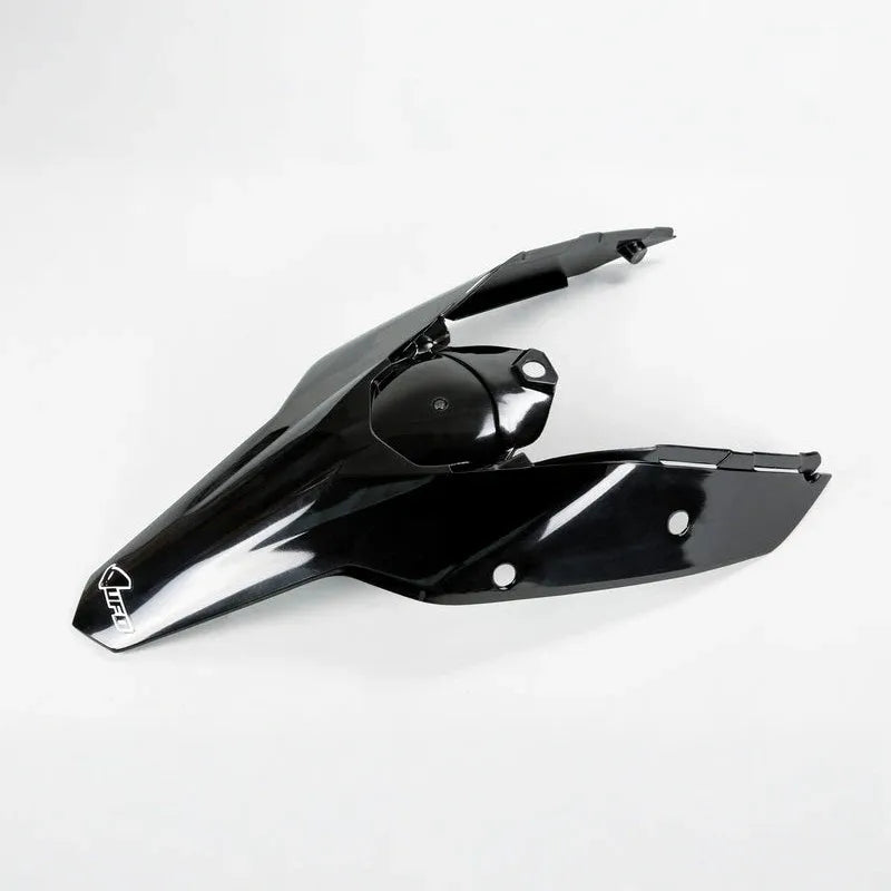 UFO Plast PLASTIC REAR FENDER, BLK/BLK