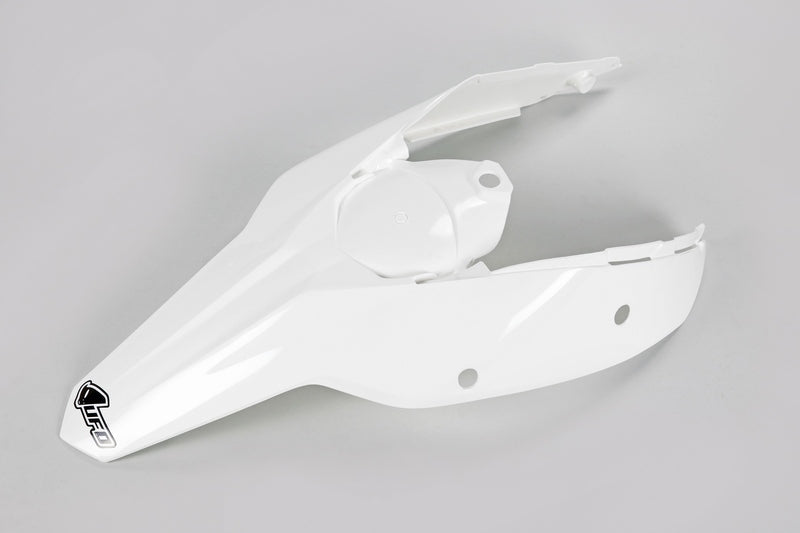 UFO Plast PLASTIC REAR FENDER, WHT/WHT