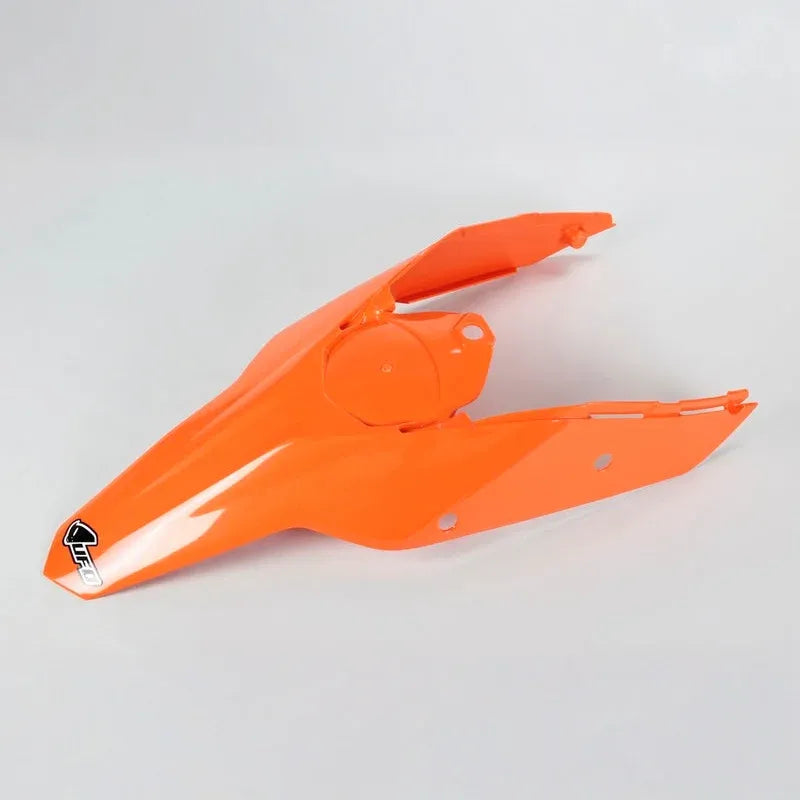 UFO Plast PLASTIC REAR FENDER, ORG/ORG
