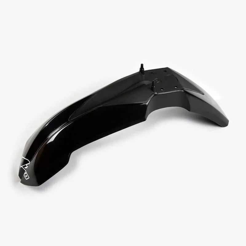 UFO Plast PLASTIC FRONT FENDER, BLK/BLK