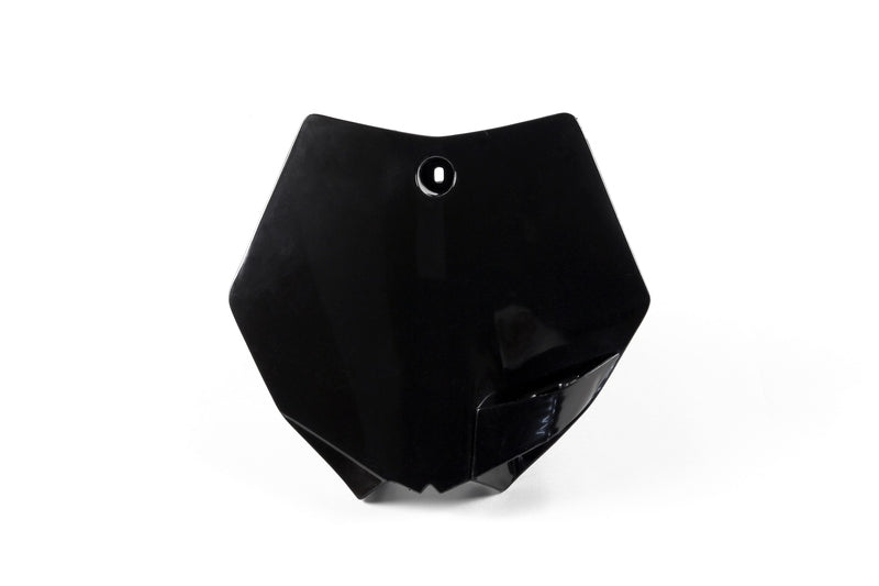 UFO Plast PLASTIC FRONT PLATE, BLK/BLK