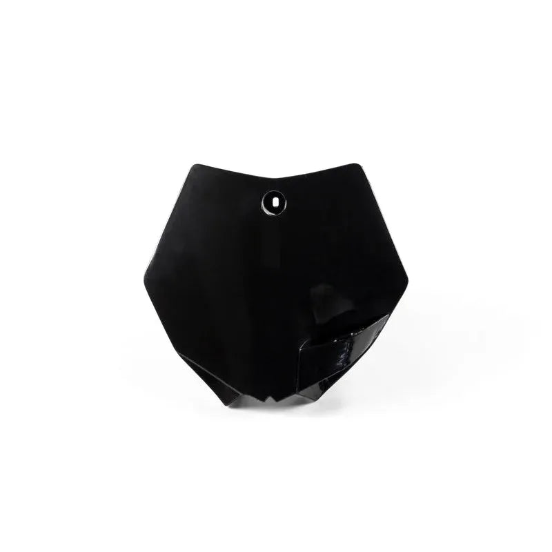 UFO Plast PLASTIC FRONT PLATE, BLK/BLK