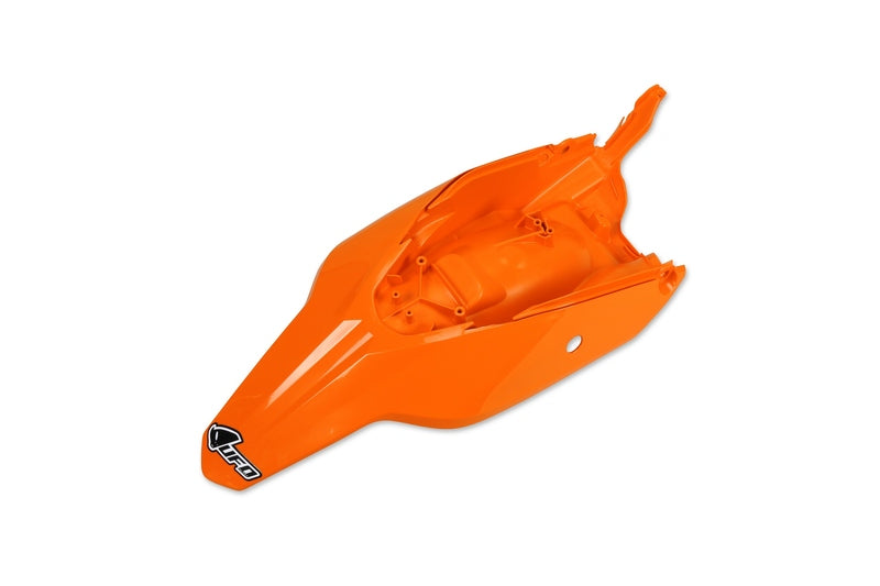 UFO Plast PLASTIC REAR FENDER, ORG/ORG