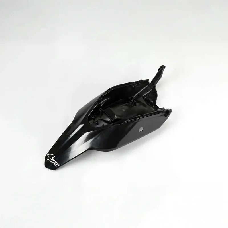 UFO Plast PLASTIC REAR FENDER, BLK/BLK