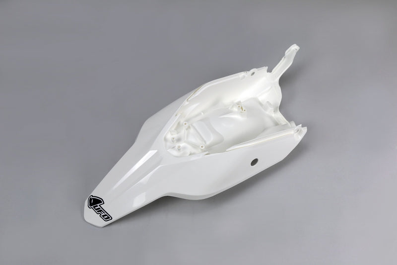 UFO Plast PLASTIC REAR FENDER, WHT/WHT