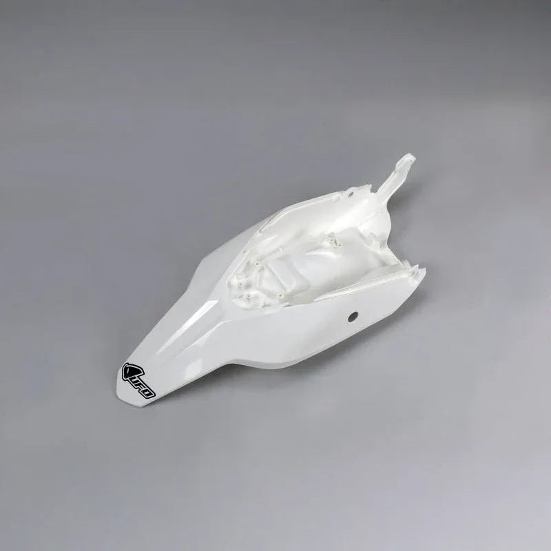 UFO Plast PLASTIC REAR FENDER, WHT/WHT