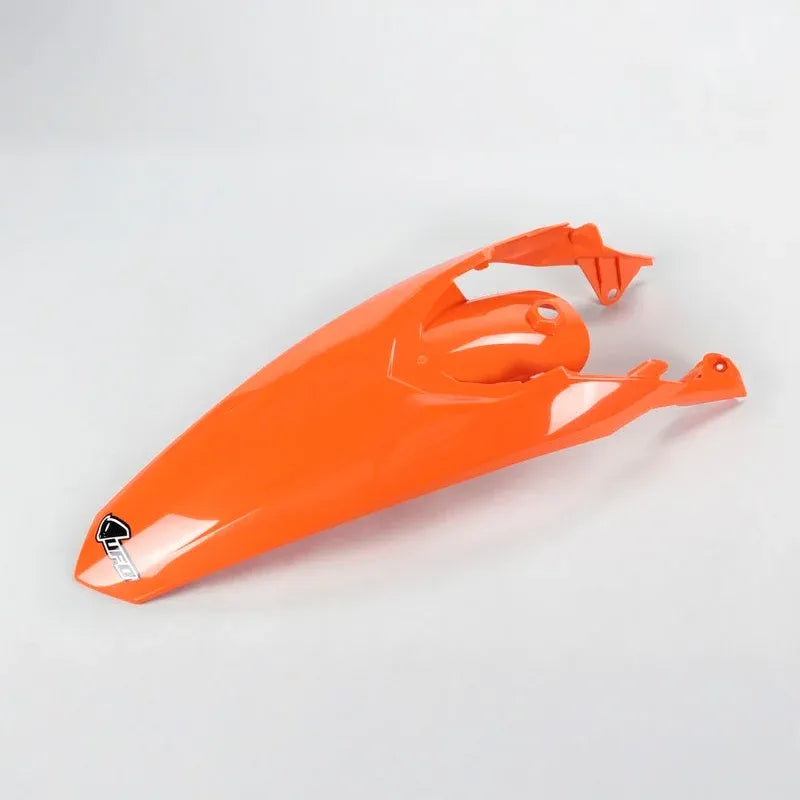 UFO Plast PLASTIC REAR FENDER, ORG/ORG