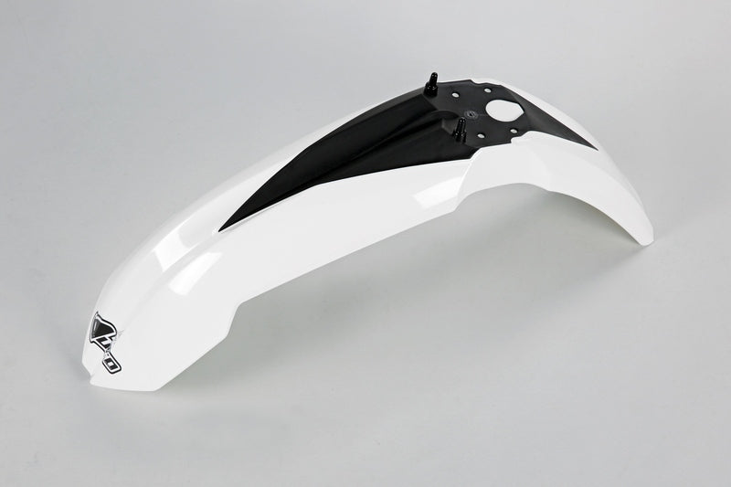 UFO Plast PLASTIC FRONT FENDER, WHT/WHT