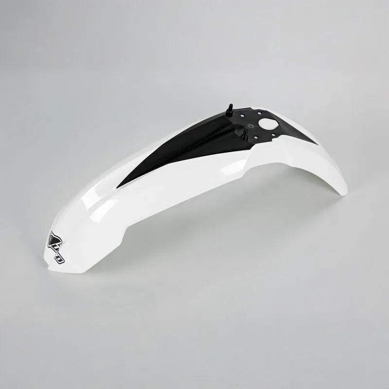 UFO Plast PLASTIC FRONT FENDER, WHT/WHT