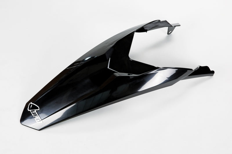 UFO Plast PLASTIC REAR FENDER, BLK/BLK