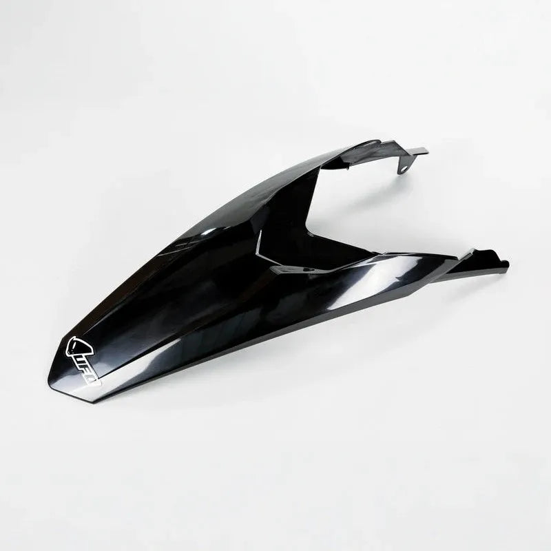 UFO Plast PLASTIC REAR FENDER, BLK/BLK