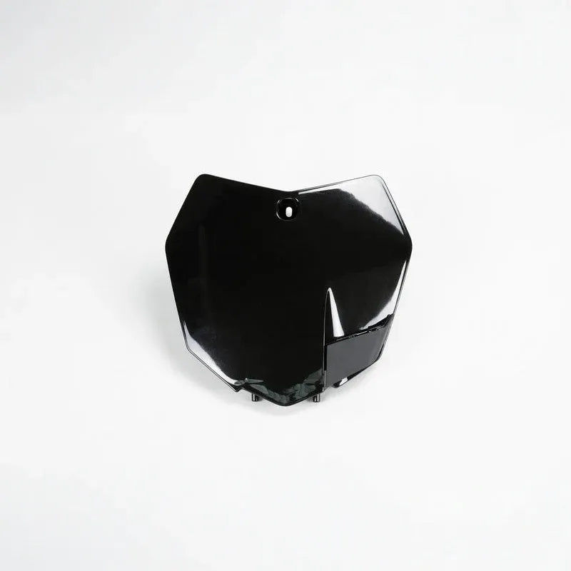 UFO Plast PLASTIC FRONT PLATE, BLK/BLK