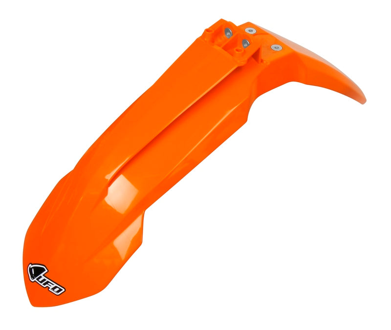 UFO Plast PLASTIC FRONT FENDER, ORANGE/ORANGE