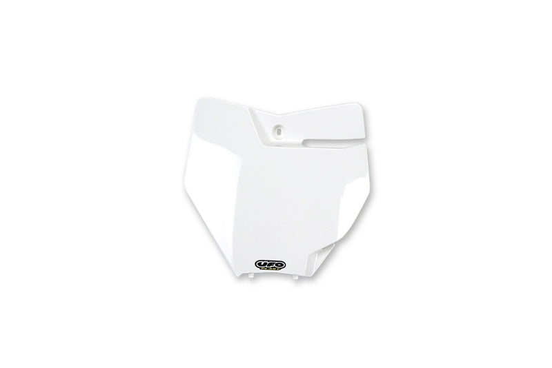 UFO Plast PLASTIC FRONT PLATE, WHT/WHT