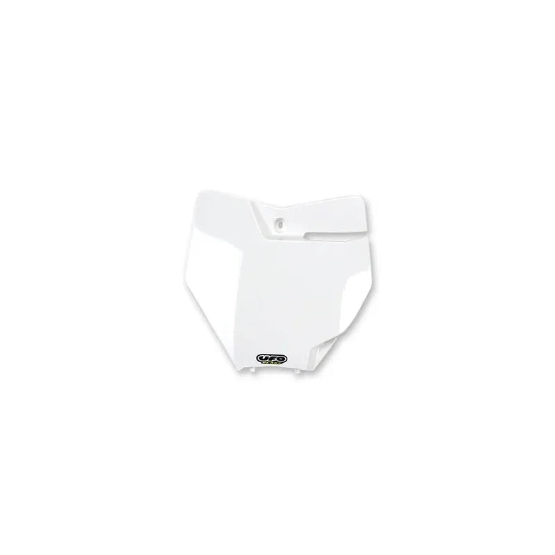 UFO Plast PLASTIC FRONT PLATE, WHT/WHT