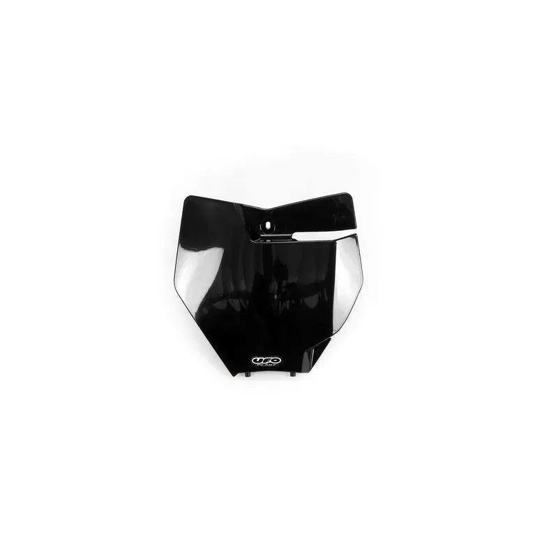 UFO Plast PLASTIC FRONT PLATE, BLK/BLK