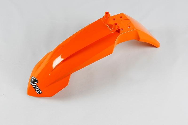 UFO Plast PLASTIC FRONT FENDER, ORANGE/ORANGE