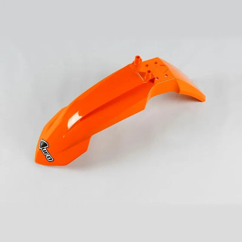 UFO Plast PLASTIC FRONT FENDER, ORANGE/ORANGE