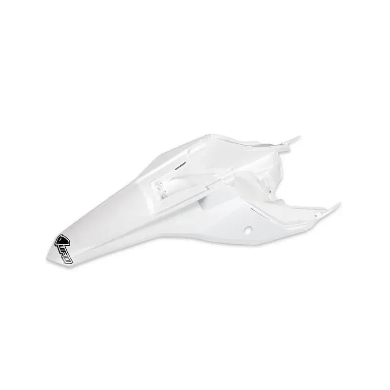 UFO Plast PLASTIC REAR FENDER, WHT/WHT