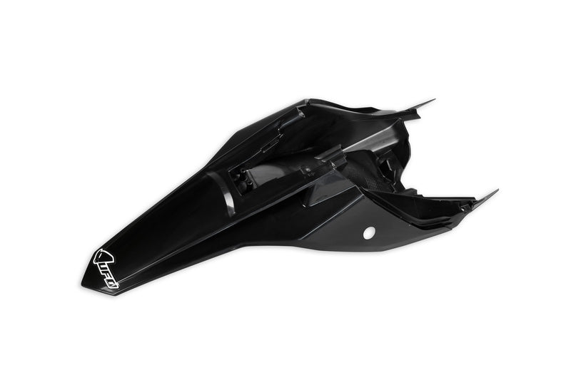 UFO Plast PLASTIC REAR FENDER, BLK/BLK