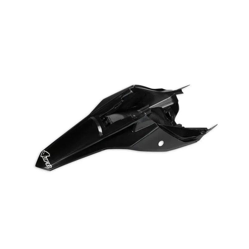 UFO Plast PLASTIC REAR FENDER, BLK/BLK