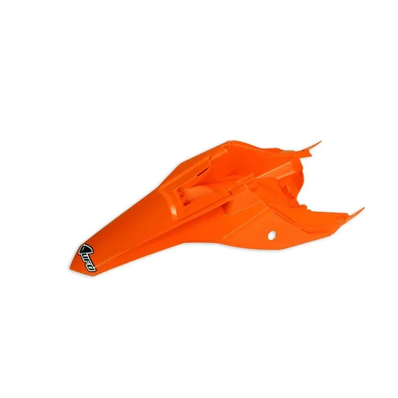 UFO Plast PLASTIC REAR FENDER, ORG/ORG