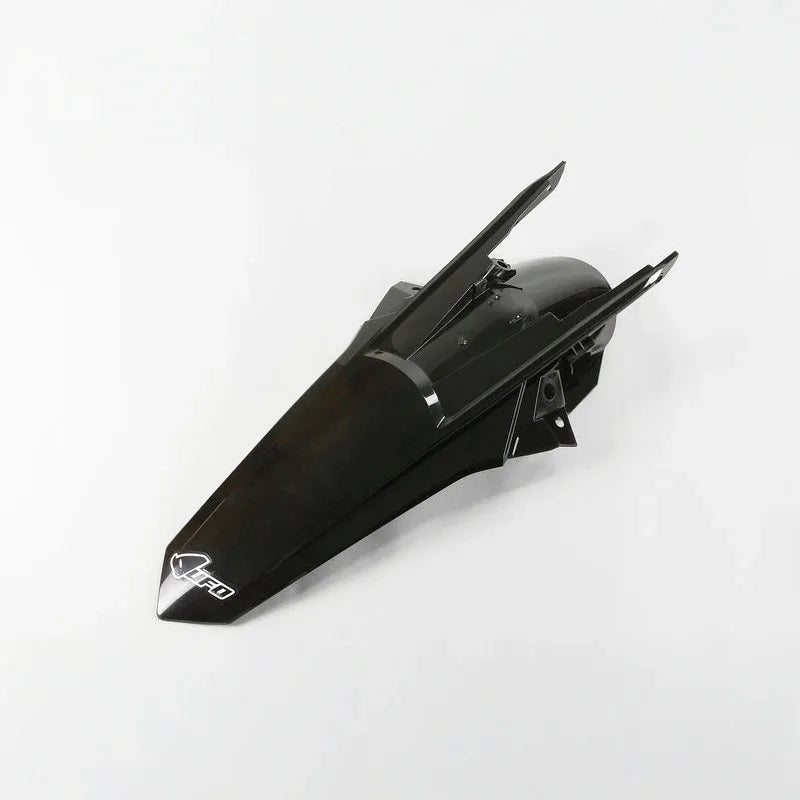 UFO Plast PLASTIC REAR FENDER, BLK/BLK
