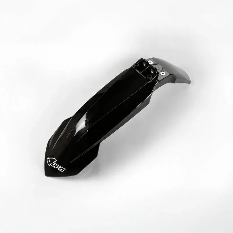 UFO Plast PLASTIC FRONT FENDER, BLK/BLK