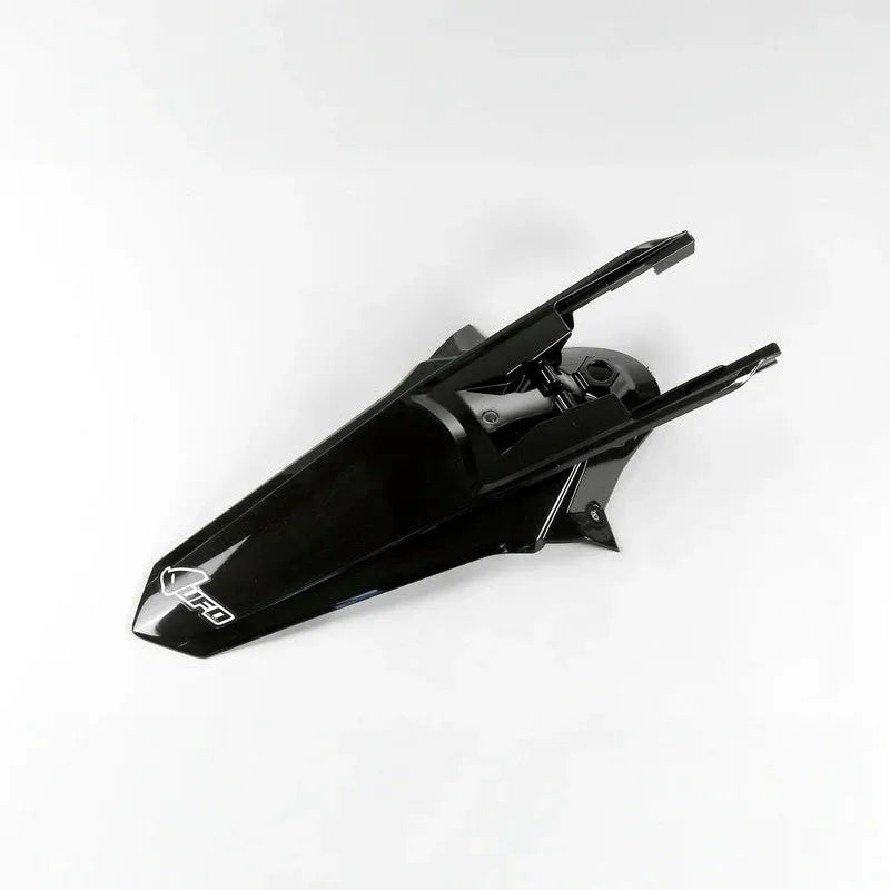 UFO Plast PLASTIC REAR FENDER, BLK/BLK