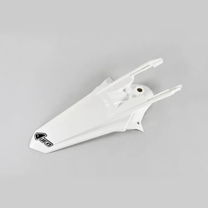 UFO Plast PLASTIC REAR FENDER, WHT/WHT