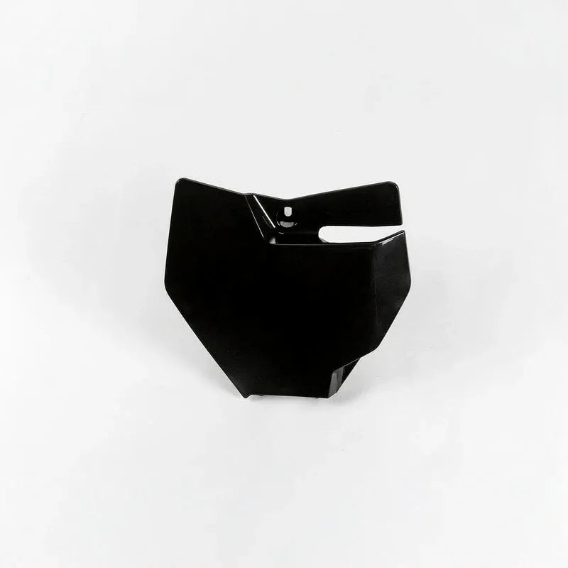 UFO Plast PLASTIC FRONT PLATE, BLK/BLK