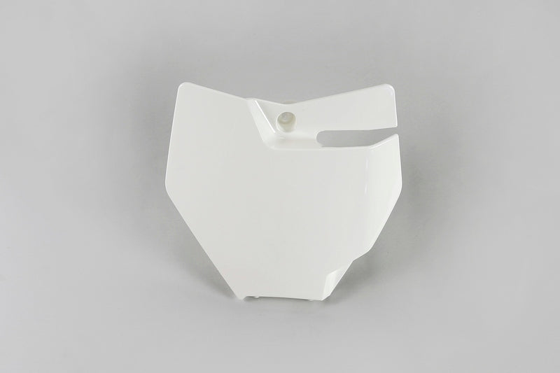 UFO Plast PLASTIC FRONT PLATE, WHT/WHT