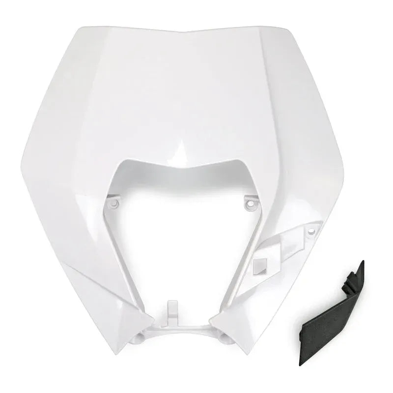 UFO Plast PLASTIC FRONT PLATE, WHT/WHT