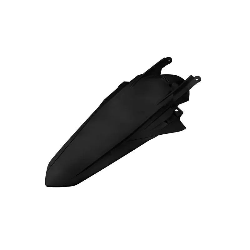 UFO Plast PLASTIC REAR FENDER, BLK/BLK