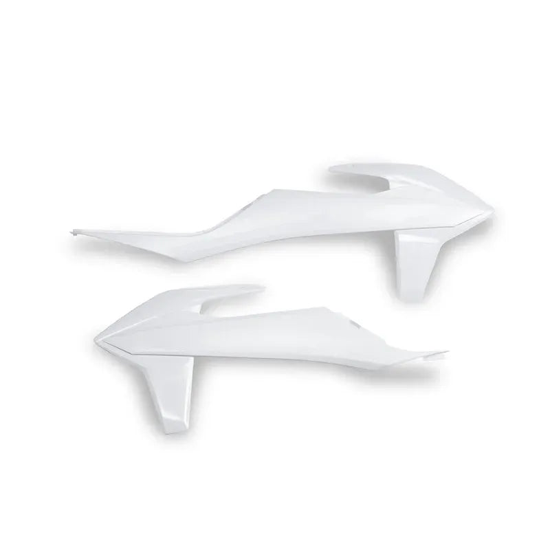 UFO Plast PLASTIC RAD SCOOPS, WHT/WHT