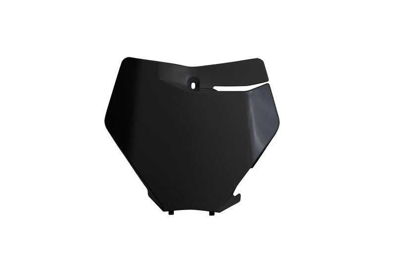 UFO Plast PLASTIC FRONT PLATE, BLK/BLK