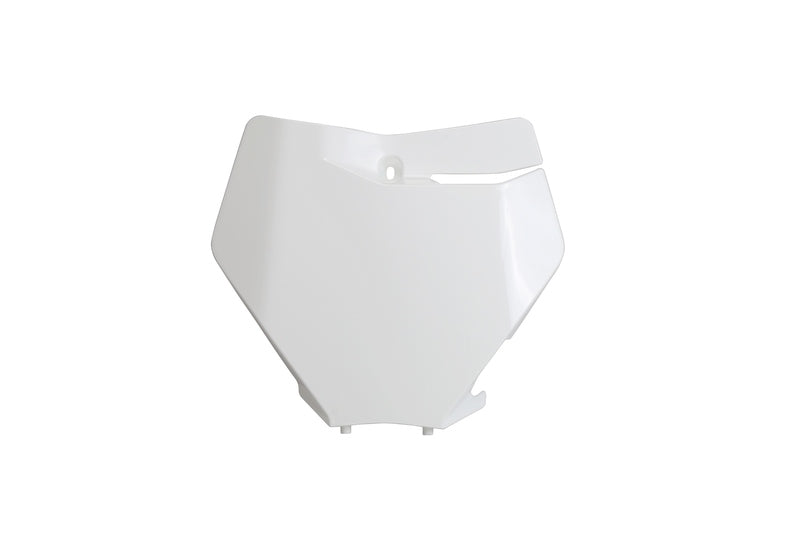 UFO Plast PLASTIC FRONT PLATE, WHT/WHT